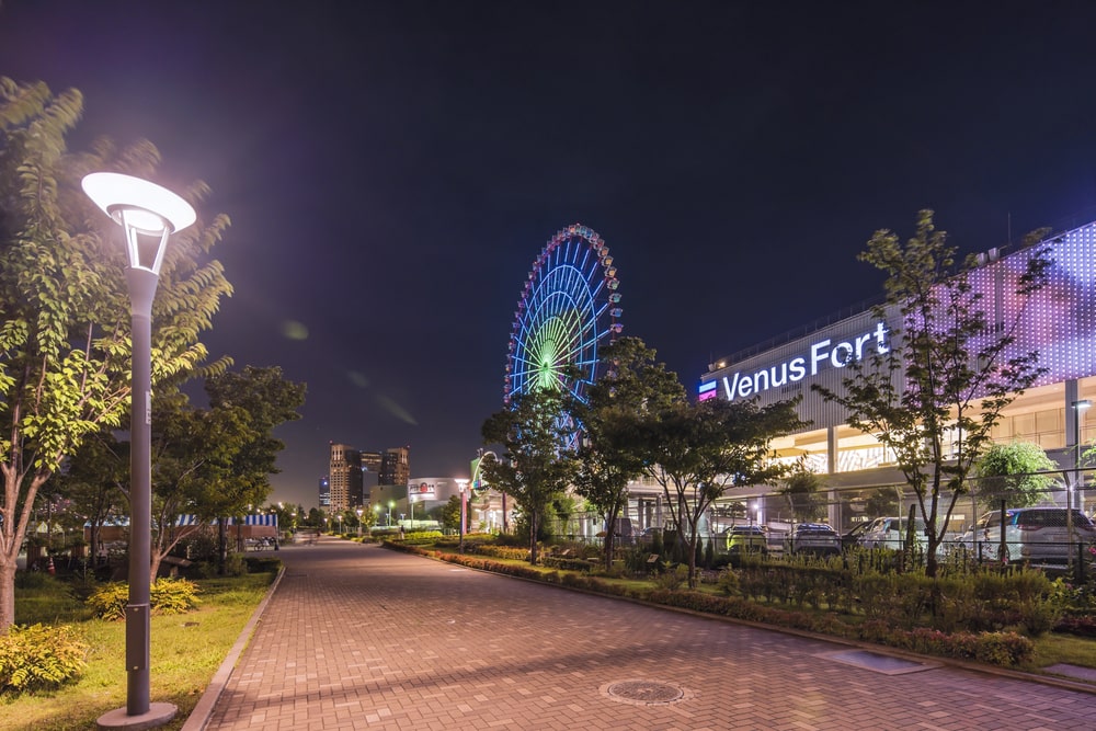 Venus Fort is a must-see destination on our Japan Language study tours for teenagers, offering a blend of history and modern shopping.